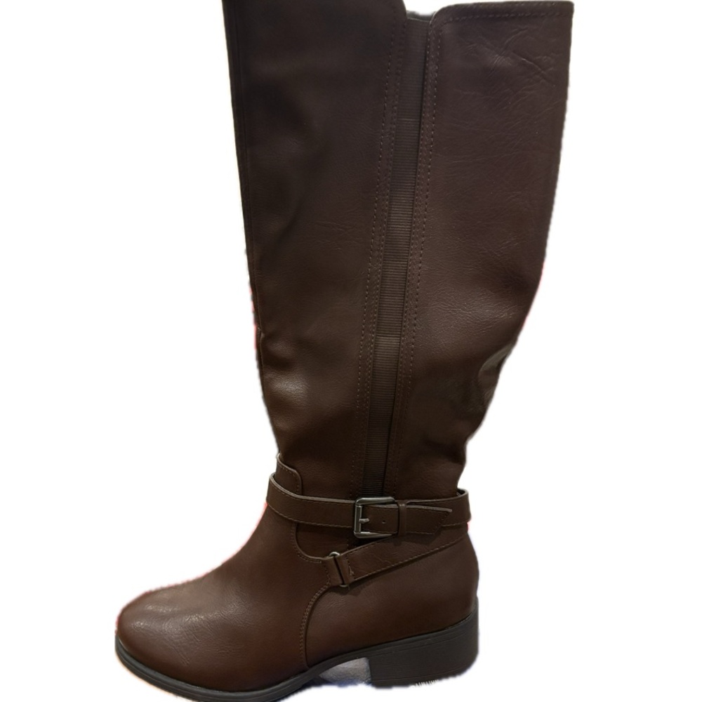 Croft And Barrow Ortholite Women’s  Boots Side Zip Brown  Size 10